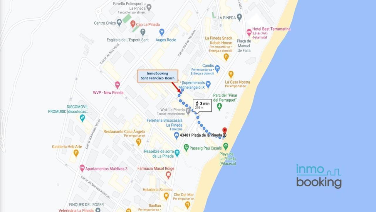 Sant Francisco Beach And Pool Apartment Ла Пинеда Екстериор снимка